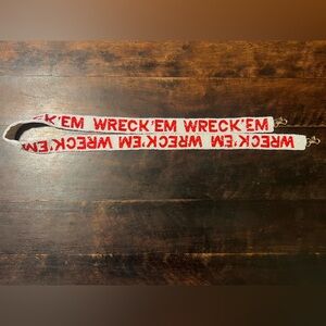 Texas Tech Beaded Purse Strap, Gold Clasps, from Lubbock Boutique